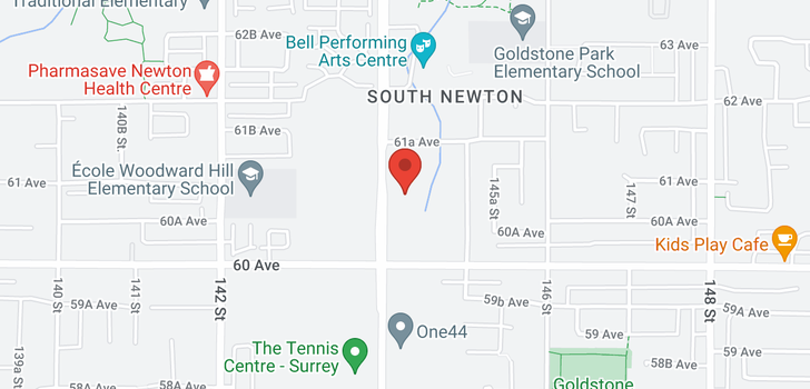 map of 43 14433 60 AVENUE